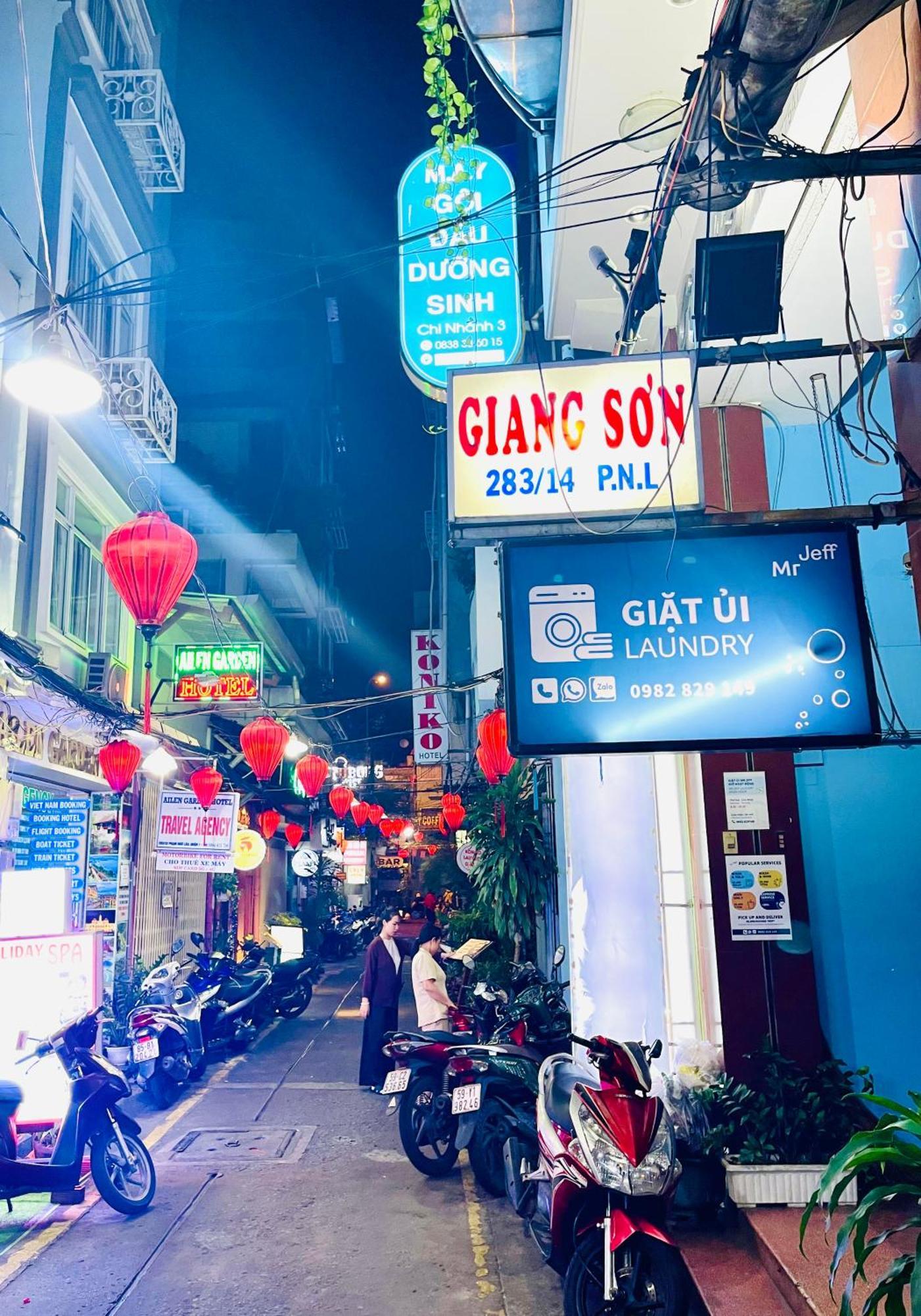 Giang Son Hotel江山民宿范五老区酒吧街胡志明市 Exterior foto